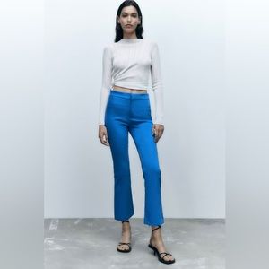 Women Zara Mini Flare Pants